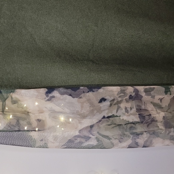 Cable Knit Sweater with Sheer Sleeve - Picture 5 of 6